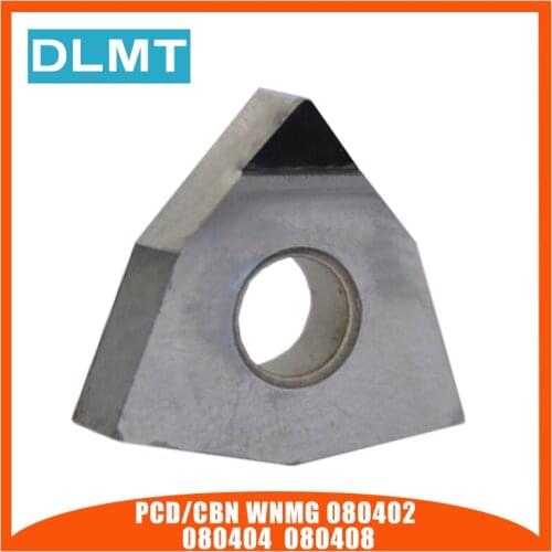 1PCS PCD/CBN WNMG080402 WNMG080404 WNMG080408 Turning Insert Diamond Inserts For Lathe Tools Diamant Inserts