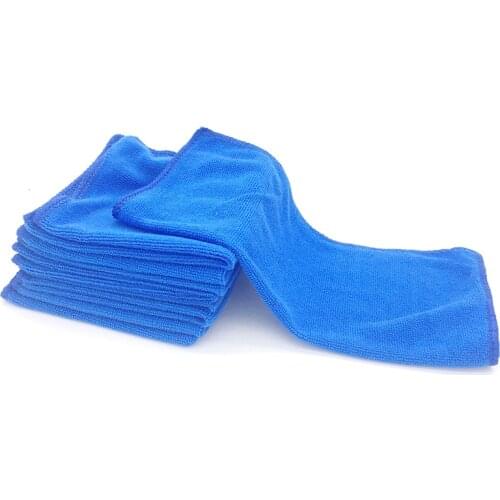 1 Piece Microfiber Home Wash Towel Soft Cleaning Car Care Cloths Wash Towel Duster 9.84'' x 9.84''Inch Microfiber Towel