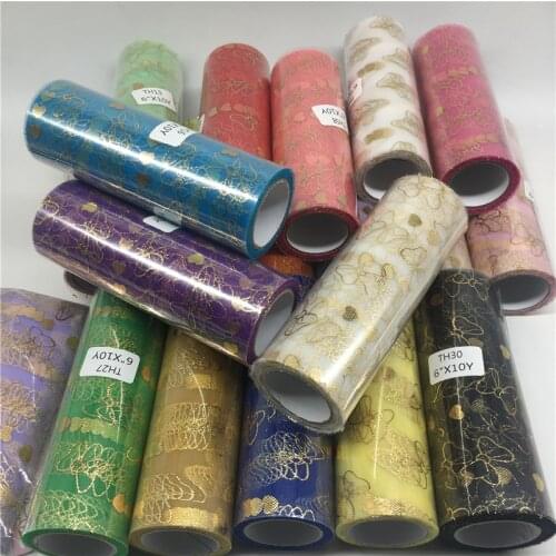 10 Yard/Lot 15cm Butterfly & Heart Shape Glitter Tulle Roll Fabric Wedding Decoration Sewing Mesh DIY Organza Skirt Accessories