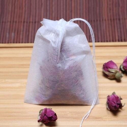100 pieces of three sizes of corn fiber suction line tea bag tea bag tea bag flower tea bag tea filter bag disposable health and