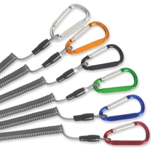 New 6pcs Fishing Lanyards Boating Multicolor Ropes Kayak Camping Secure Pliers Lip Grips Tackle Fish Tools Fishing Accessory
