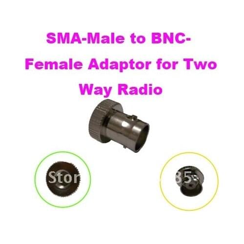SMA-Male TO BNC-Female Adaptor for Two way Radios