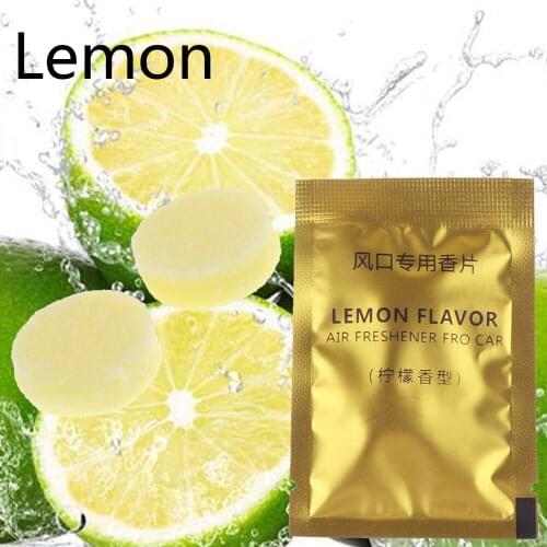 Interior Accessory Car Aromatherapy Air Conditioning Perfume Lemon Cologne Peach Ocean Lavender Fragrance Outlet Air Freshener