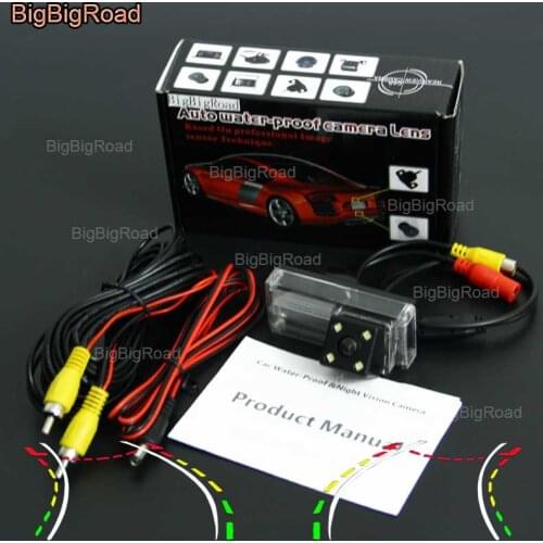 BigBigRoad Car Intelligent Dynamic Track Rear View Camera For Toyota Land Cruiser 200 2015 LC200 LC100 LC120 Prado