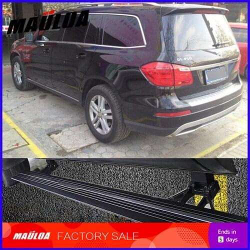 Car Accessories High quality aluminium alloy Automatic scaling Electric pedal side step running board for GL450 2013-2016