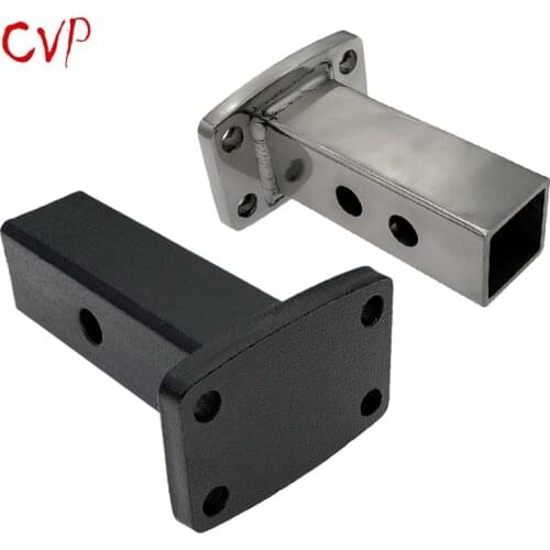 CVP Trailer Pintle Hook Receiver Hitch Adapter Plate Mount Camper RV Parts Caravan Accessories