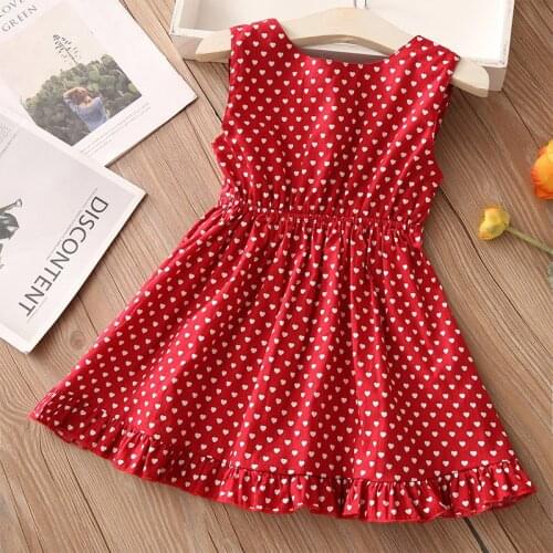 Baby Polka Dot Dress 2020 Summer New Girls' Clothing Childrens Vest Dress