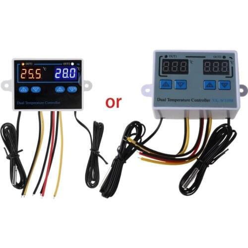 Dual Thermostat for Incubator 10A Digital Heating Cooling Temperature Controller