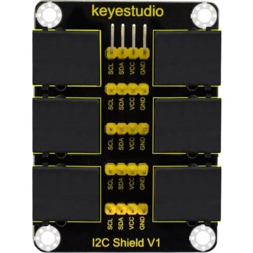 Keyestudio EASY plug RJ11 IIC Interface Conversion Shield For Arduino STEM