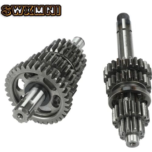 Lifan 140cc Engine Transmission Gear Box Main Counter Shaft kit For LF140 1P55FMJ Horizontal Kick Starter Engine Dirt Pit Bikes