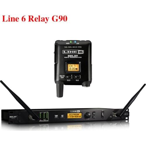 Line 6 Relay G90 Rack-mountable Digital Guitar Wireless System,transmitter and receiver