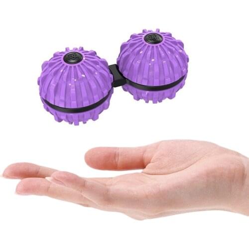 Massage Ball Fingertip Spinning Top Toy Conjoined Anti Stress Ball Hand Cervical Spine Leg Massage Decompression Tool For Adult