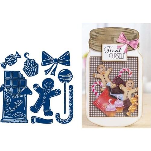 Gingersnap Lolly Metal Cutting Dies Stencils for DIY Scrapbooking Photo Album Decorative Embossing Paper Crafts Supplier Die Cut