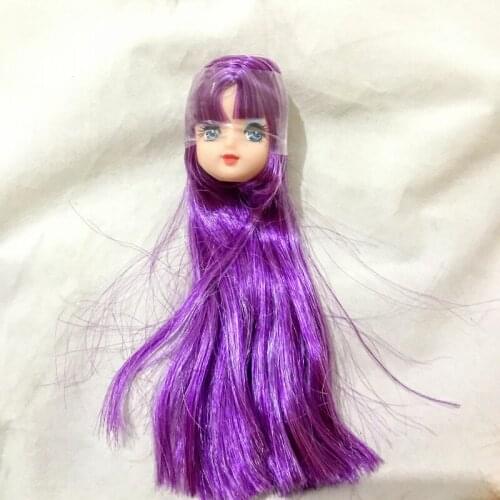 Soft Plastic High Quality DIY Doll Heads for Licca Doll Head for Jenny 1/6 BJD Girl Dolls DIY 1:6 Dolls Accessories Kids Toy