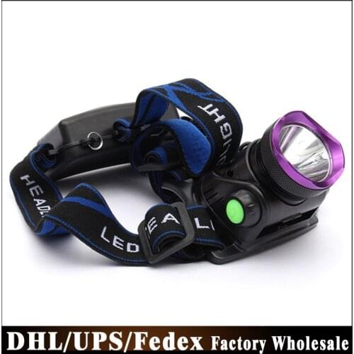 DHL 50pcs/lot T6 Aluminum Light Cup Converging Headlamp Headlight Glare Outdoor Ultra-long-range Fishing Miner