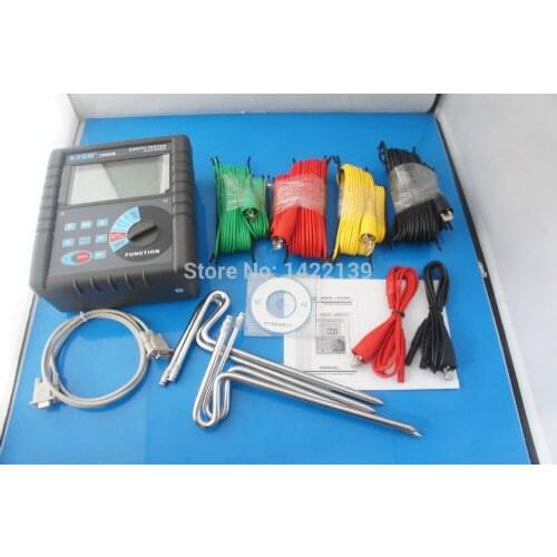 Brand New ETCR3000B Digital Earth Resistance Soil Resistivity Tester Meter