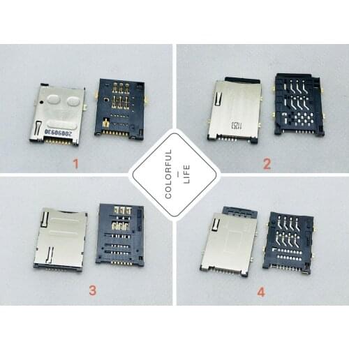 PC Computer Laptop Panel Tablet 6/7/8/9PIN 2/3IN1 GPS Navigation Flip Bar Domestic Smartphone Big SIM Card Socket Adapter PCB