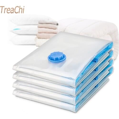 Vacuum Bag Storage Bag Home Organizer Transparent Border Foldable Clothes Organizer Seal Compressed Travel Saving Bag Package