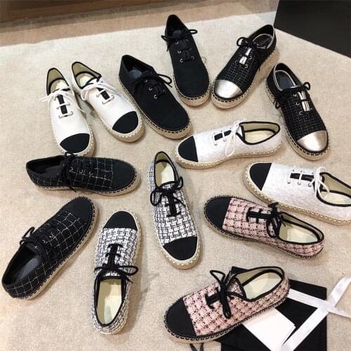 Size 35-40 Fashion Womens Shoes Luxury Brand Designer Shoes Hot Sell Ladies Flats Comfortable Shoes Square Toe Loafers