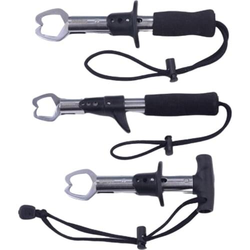 Fish Lip Gripper 15KG with Scale Ruler Fishing Lip Gripper Tool