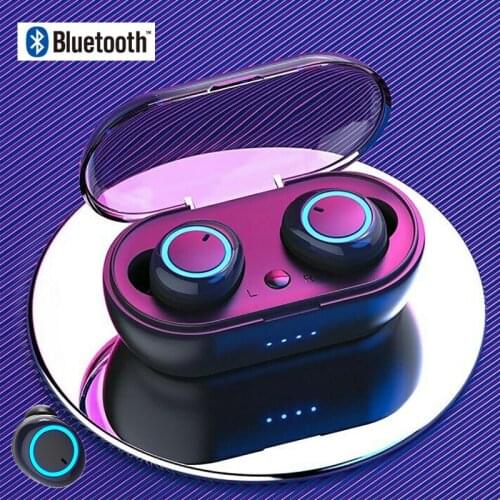 TWS Bluetooth-compatible 5.0 Earphones Charging Box Wireless Headphone Stereo Sports Waterproof Earbuds Headset With Microphone