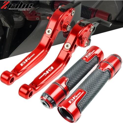 For Suzuki BKING 2008 2009 2010 2011 2012 CNC Motorcycle Clutch Brake Lever Extendable Adjustable Foldable Levers Handle Grips