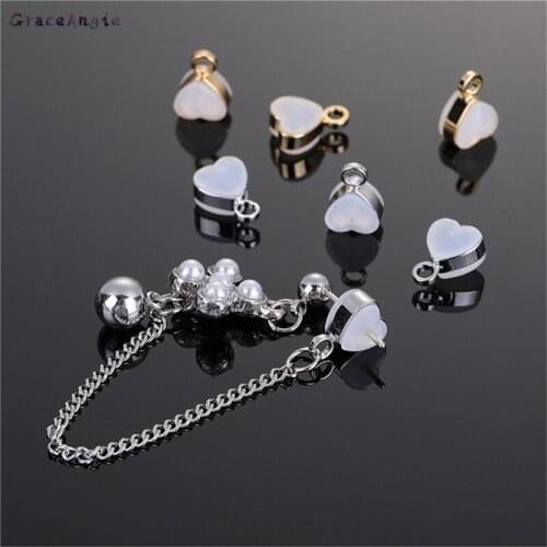 10PCS Jewelry Earrings Stoper Back Love Heart Ear jewelry Accessories Stud Hook Gold earring stopper back hypoallergenic jewelry