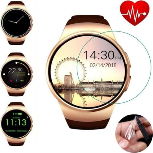 3pcs Soft Ultra Clear Protective Film Guard Protection For KW18 Smart Watch Smartwatch Display Screen Protector Cover(Not Glass)