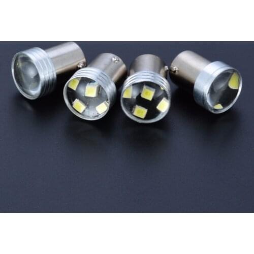 4PCS/SET 1156 Car Turn Signal Light 2835 6 SMD LED Canbus Error Auto Backup Reverse Light Bulb Super Bright White DC 12V