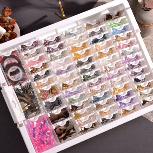 42/64/78 DIY 5D diamond painting Square embroidery handmade sewing needlework beads button storage box storage box tools art