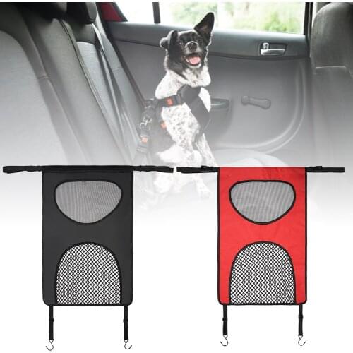 Car Rear Pet Guardrail SUV Truck Universal Mesh Barrier Light Rear Seat Barrier