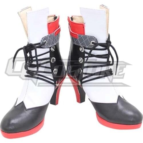 Anime Cosplay Shoes Boots Girls' Frontline M82A1 Costume Hand-made Leather Christmas Halloween Free ship ACS-1162