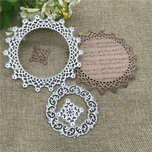 Lace Metal Cutting Dies Stencils For Card Making Decorative Embossing Suit Paper Cards Stamp DIY