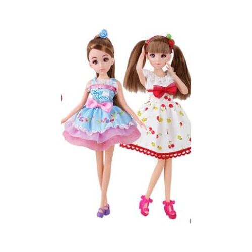 25cm new arms and legs can bend New Style Movable Joint Body Fashion High Quality Girls Plastic Classic Toys Best Gift bjd doll