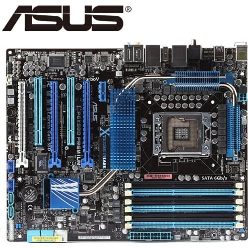 Asus P6X58D Premium Desktop Motherboard X58 Socket LGA 1366 i7 Extreme DDR3 24G ATX UEFI BIOS Original Mainboard On Sale