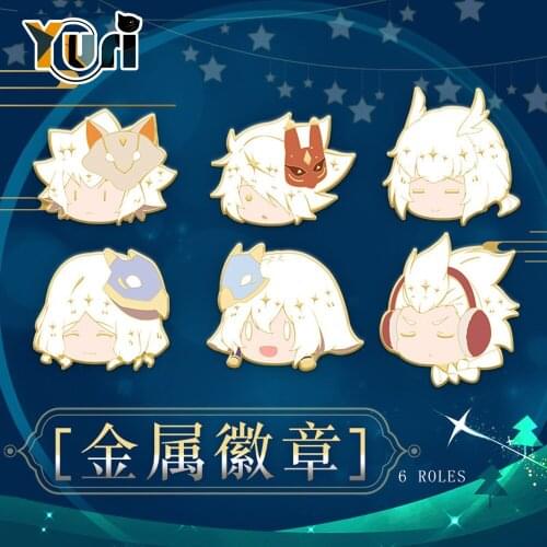 Limit Game Sky: Children of Light Ka Ka Mushroom Metal Badge Brooch Pins Pin Bag Clothes Decorate Cosplay Cos Props Gift C MT