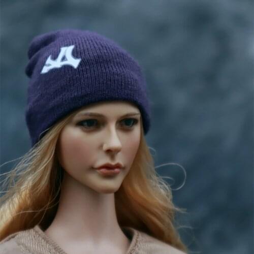 1/6 scale FS006 youth fashion sweater hat color cold hat clothing mountaineering hat suitable for 12" doll wear