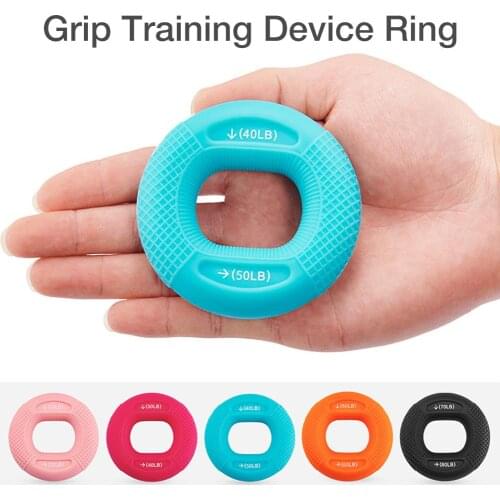 Resistance Bands Hand Grip Set Silicone Strengthener Exerciser Kit With Carrying Bag Finger Stretcher Speed Up Rehabilitation
