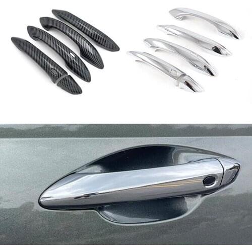 New ABS Car Parts For Hyundai Tucson L 2021 5th Gen Exterior Door Handle Decoration Cover Trim Styling Moldings