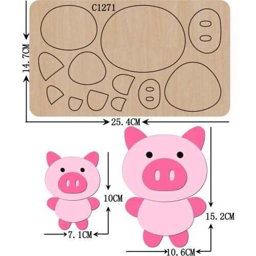 New Wooden die Scrapbooking C-1271 Cutting Dies Multiple sizes