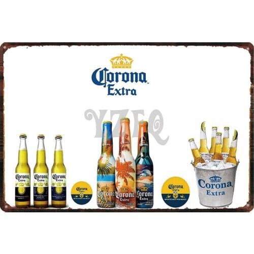 Beer Tin Sign Plaque Metal Vintage Beach Retro Plate Wall Pub Restaurant kitchen Home Art Music Bar Decor Wall Sticker DU-2611