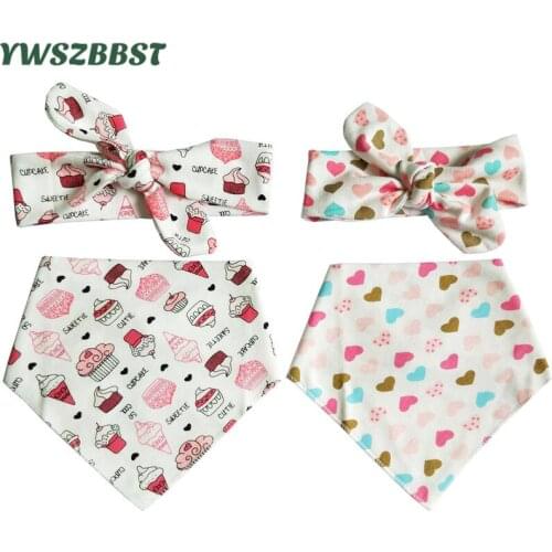 New Fashion Children Headbands Cotton Baby Headbands Kids Boys Hairband Bibs Baby Girls Hair Band Headwear Accessories