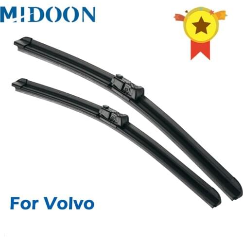 MIDOON Wiper Front Wiper Blades For Volvo XC60 XC70 V50 V60 V70 C30 C70 S40 S60 S80 Windshield Windscreen Front Window 26''20