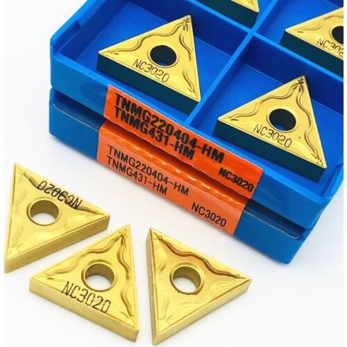 TNMG220404 HM NC3020 Milling cutter TNMG220404 HM carbide turning tool insert outer metal lathe tool CNC TNMG 220404