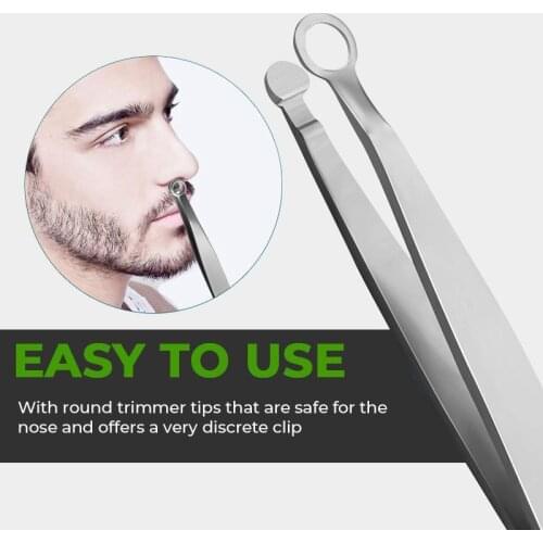 1PCS Tweezers For The Nose Universal Nose Hair Trimming Tweezers Eyebrows Tweezers For Women Multi-function Hair Removal Clipper
