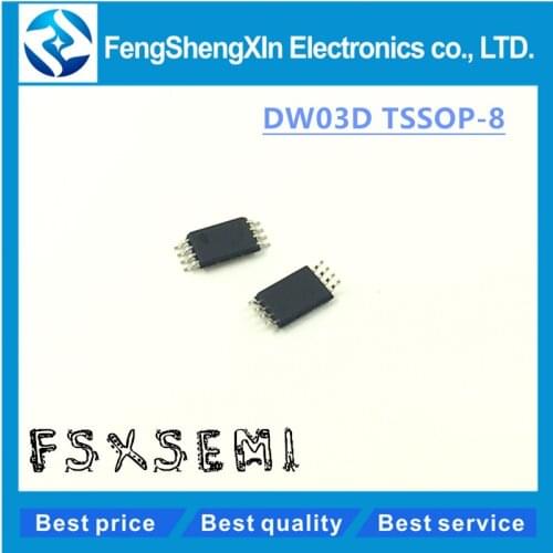 100pcs/lot New DW03D DW03 TSSOP8 Kandy li-ion battery charging protection