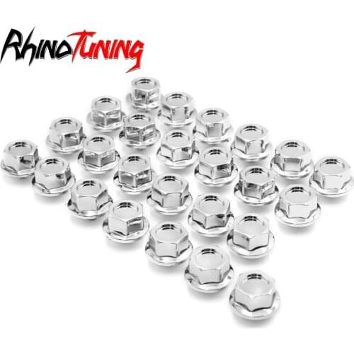 100pcs Wheel Rivets Nuts Rim Lip Replacement D-007 Chrome Sliver University Decorative Nail Replacement Rivets Accessories