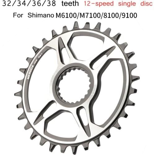 12speed chainwheel 32T 34T 36T 38T chainring for M6100/M7100/8100/9100 bike chain wheel Narrow wide
