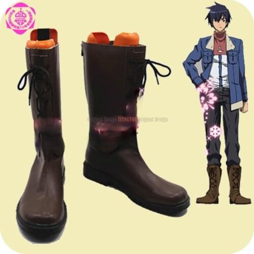 Akame ga Kill! Wave Anime Characters Shoe Cosplay Shoes Boots Party Costume Prop