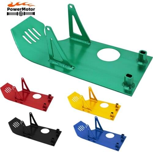 Aluminum Skid Plate Engine Skid Cover Protector Case For Honda CRF50 XR50 50cc - 140cc Atomik Thumpstar Apollo Lifan YX Pit Bike